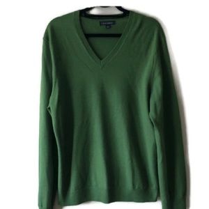 BANANA REPUBLIC Men Merino WoolV Neck Sweater L